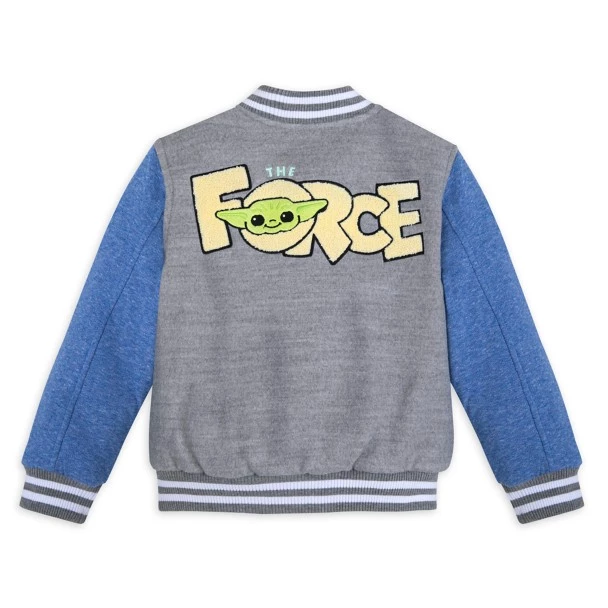 Disney Grogu Letterman Jacket For Kids – Star Wars: The Mandalorian 4 Disney Grogu Letterman Jacket For Kids – Star Wars: The Mandalorian - Image 2
