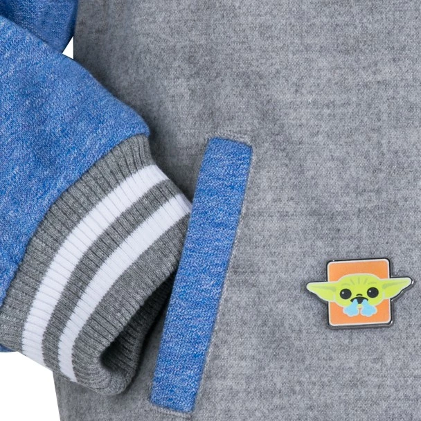 Disney Grogu Letterman Jacket For Kids – Star Wars: The Mandalorian 6 Disney Grogu Letterman Jacket For Kids – Star Wars: The Mandalorian - Image 4