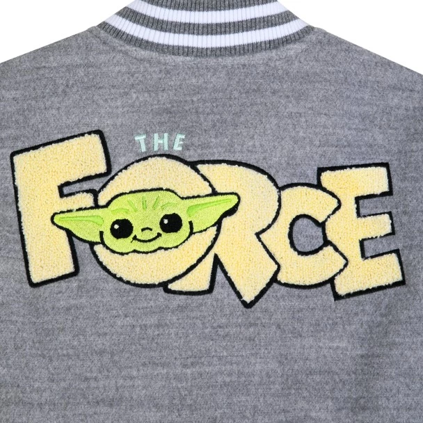 Disney Grogu Letterman Jacket For Kids – Star Wars: The Mandalorian 8 Disney Grogu Letterman Jacket For Kids – Star Wars: The Mandalorian - Image 6