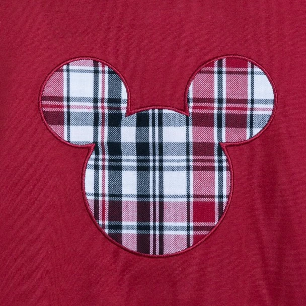 Disney Mickey Mouse Holiday Plaid Sleep Set For Kids 6 Disney Mickey Mouse Holiday Plaid Sleep Set For Kids - Image 4