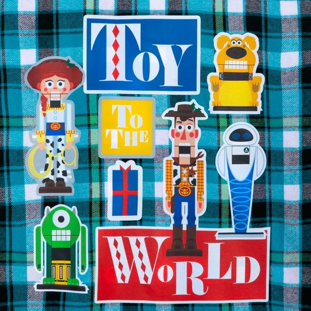 Disney Pixar Holiday Flannel Shirt For Kids 5 Disney Pixar Holiday Flannel Shirt For Kids - Image 3