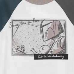 Disney Mandalorian ''Strong With The Force'' Raglan T-Shirt For Kids -Outlet men Store unnamed file 1135