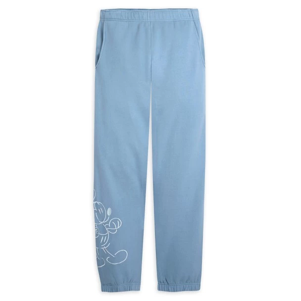 Disney Mickey Mouse Genuine Mousewear Sweatpants For Adults – Blue 3 Disney Mickey Mouse Genuine Mousewear Sweatpants For Adults – Blue