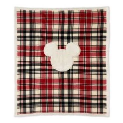 Disney Mickey Mouse Icon Throw Plaid Manta