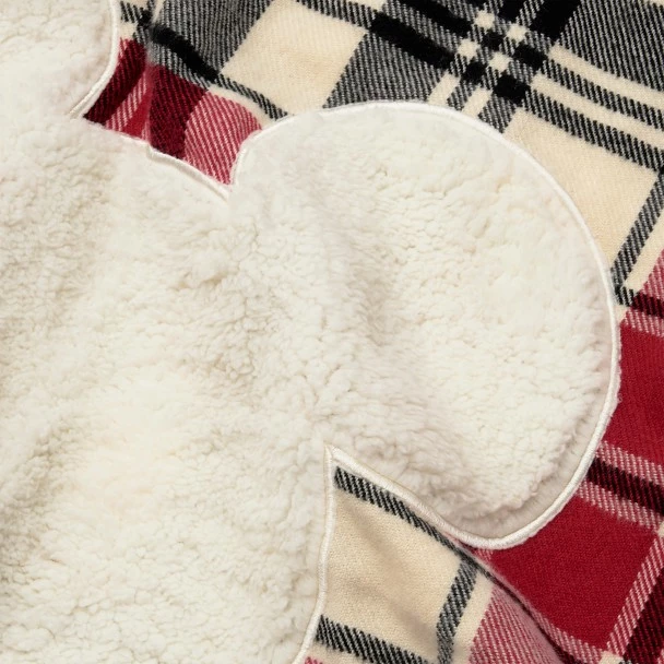 Disney Mickey Mouse Icon Throw Plaid Manta 4 Disney Mickey Mouse Icon Throw Plaid Manta - Image 2