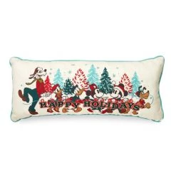 Disney Mickey Mouse And Friends Holiday Throw Pillow