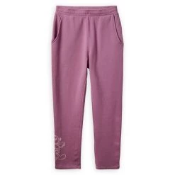 Disney Mickey Mouse Genuine Mousewear Jogger Sweatpants For Women – Plum
