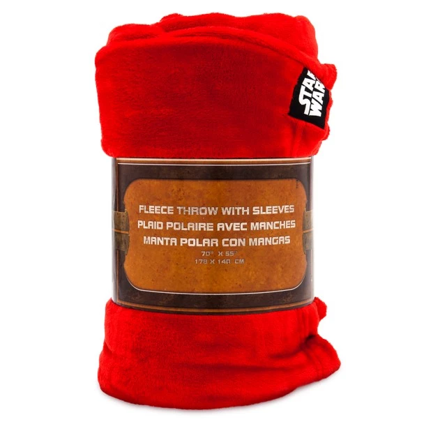 Disney Star Wars Life Day 2022 Fleece Throw With Sleeves 7 Disney Star Wars Life Day 2022 Fleece Throw With Sleeves - Image 5