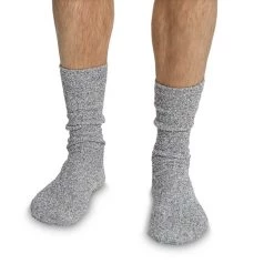 Disney Mickey Mouse Socks For Men By Barefoot Dreams – Light Gray -Outlet men Store unnamed file 235