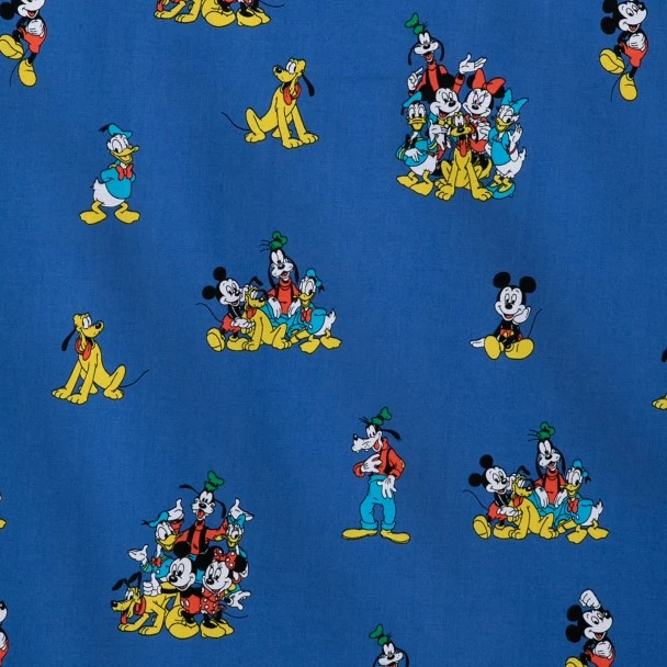 Disney Mickey Mouse And Friends Woven Shirt For Adults 5 Disney Mickey Mouse And Friends Woven Shirt For Adults - Image 3