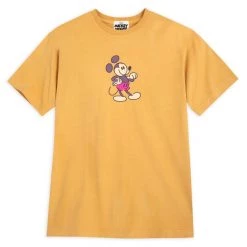Disney Mickey Mouse Genuine Mousewear T-Shirt For Adults – Gold
