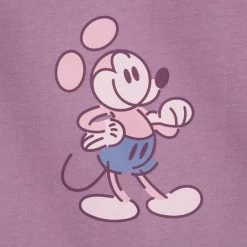 Disney Mickey Mouse Genuine Mousewear T-Shirt For Women – Plum -Outlet men Store unnamed file 397