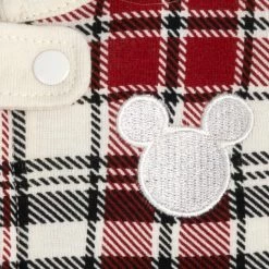 Disney Mickey Mouse Christmas Plaid Stretchie Sleeper For Baby -Outlet men Store unnamed file 438