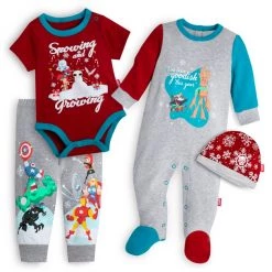 Disney Marvel Holiday Gift Set For Baby