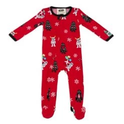 Disney Star Wars Holiday Stretchie Sleeper For Baby By Munki Munki