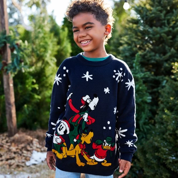 Disney Mickey Mouse And Friends Holiday Sweater For Kids 4 Disney Mickey Mouse And Friends Holiday Sweater For Kids - Image 2