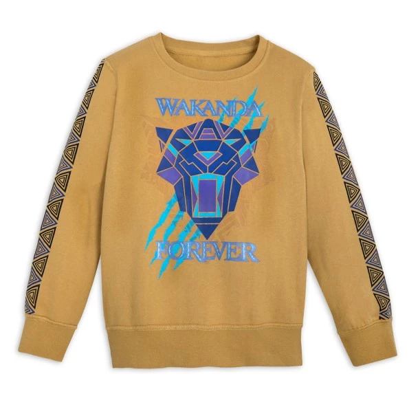 Disney Black Panther: Wakanda Forever Pullover Sweatshirt For Kids 3 Disney Black Panther: Wakanda Forever Pullover Sweatshirt For Kids