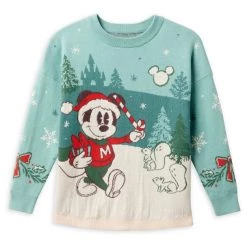 Disney Mickey Mouse Holiday Spirit Jersey Sweater For Kids