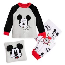 Disney Mickey Mouse Pajamas And Pillow Set For Kids