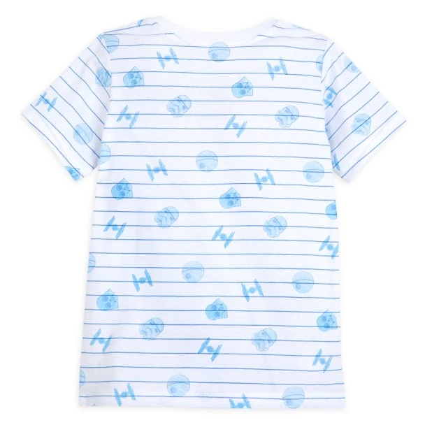 Disney Darth Vader Striped T-Shirt For Kids – Star Wars 4 Disney Darth Vader Striped T-Shirt For Kids – Star Wars - Image 2