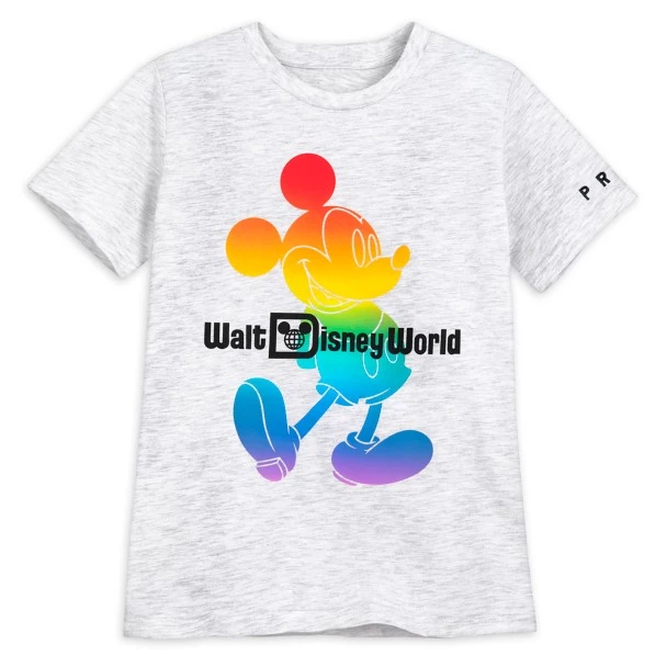 Disney Pride Collection Mickey Mouse T-Shirt For Kids – Walt Disney World 3 Disney Pride Collection Mickey Mouse T-Shirt For Kids – Walt Disney World