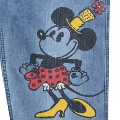 Disney Mickey And Minnie Mouse Drawstring Denim Pants For Women By Our Universe -Outlet men Store unnamed file 946
